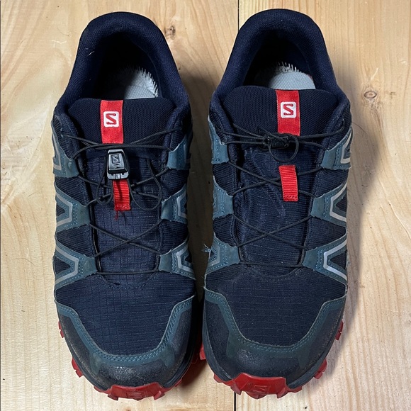 Salomon Other - Salomon Navy and Red Trail Shoes